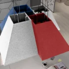 Pyramid Enclave Acoustic Lighting in red,white and blue