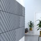 Metro Acoustic Tiles for crisp style with simplicity on a wall in an office