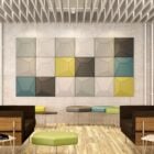 Milano Acoustic Tiles in an office saetting