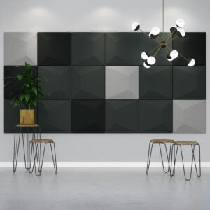 Roma acoustic tile on a wall