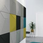Roma acoustic tile side view