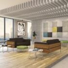 Roma acoustic tile on display