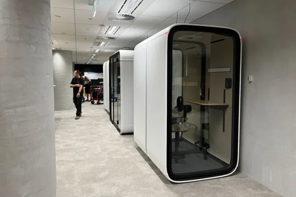 Framery booths installed installed in a leading insurer