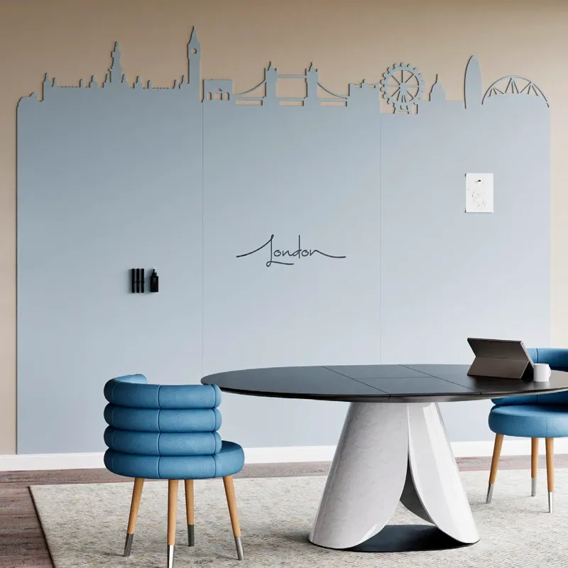An example of a custom whiteboard using SatinTones
