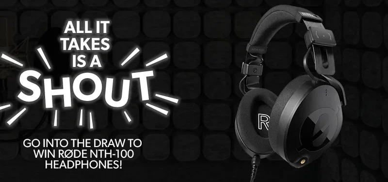 Win a pair of RØDE NTH-100 professional over-ear headphones