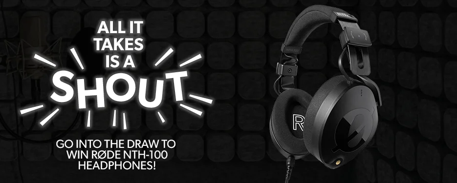 Win a pair of RØDE NTH-100 professional over-ear headphones