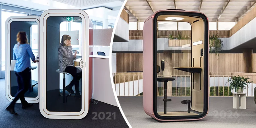 Evolution of Framery Booths
