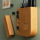 oak organiser tray