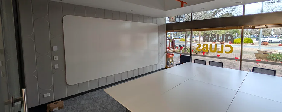 Chameleon Curve Wall in a university in SA