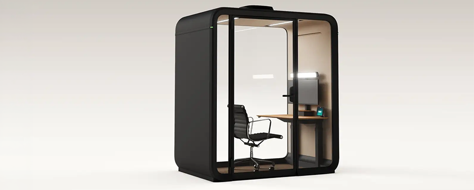 The Framery One Work - One Work, a smart workstation pod built for long sessions of focused work