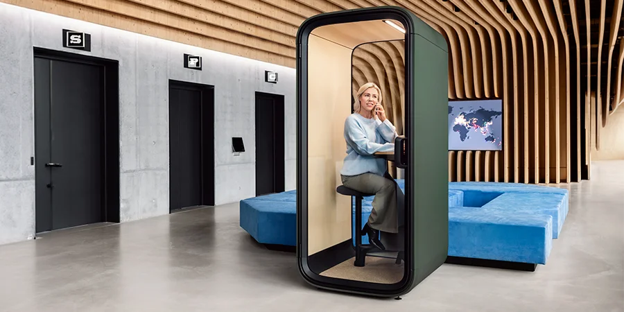 Office Phone Booths from Framery available throughout Australia from Envoy