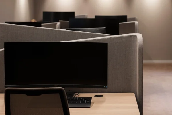 Reduce Noise in an open plan office with Zermat dividers by Zilenzio